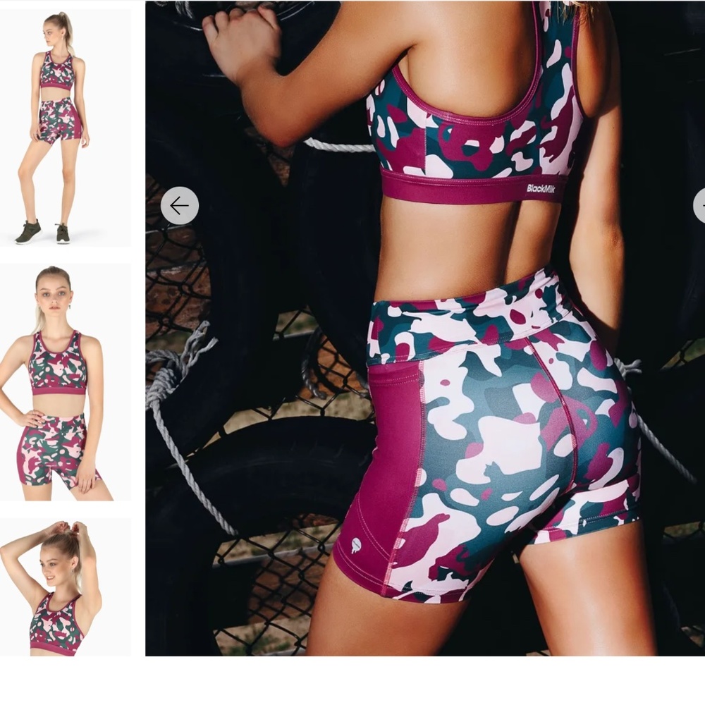 Blackmilk CAMEOWFLAGE PINK HW SMACK DOWNS sz S